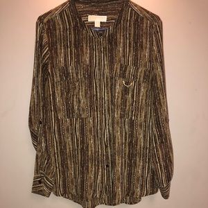 Micheal Kors Sheer Blouse